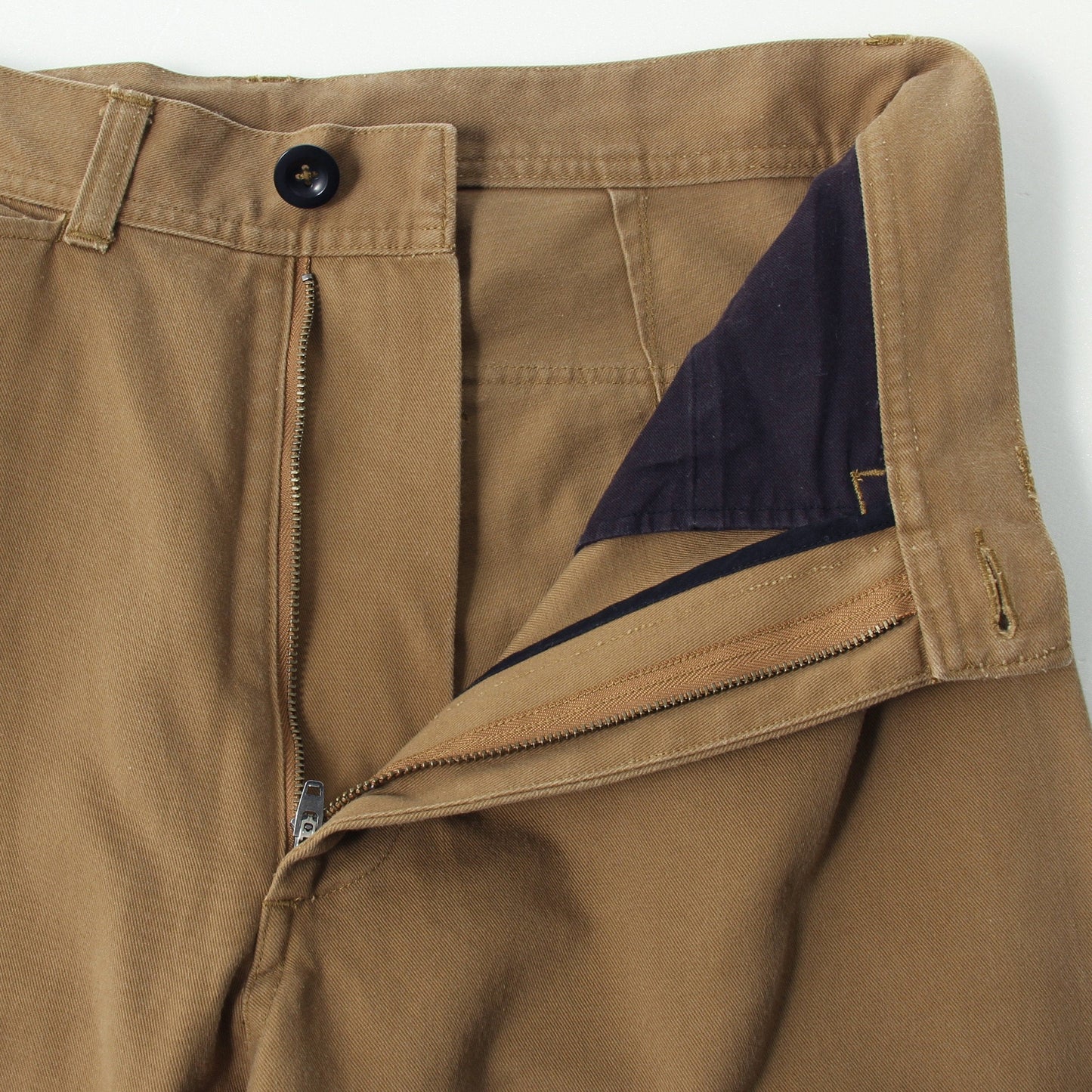 WASHED COTTON DRILL TROUSERS