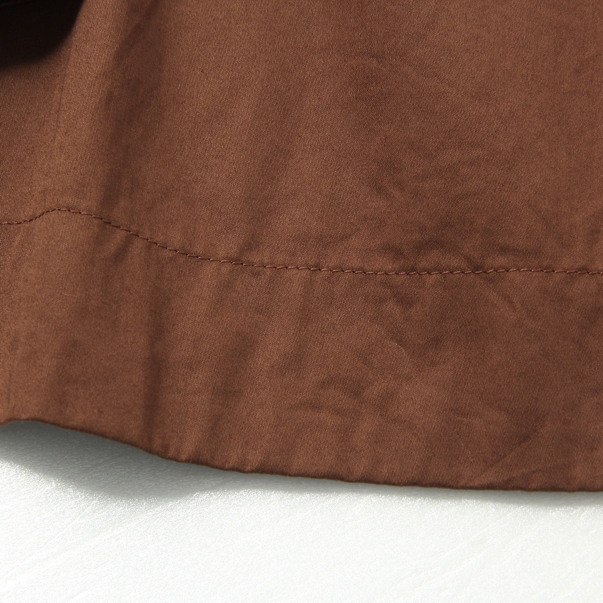 WASHED COTTON SATIN SKIRT