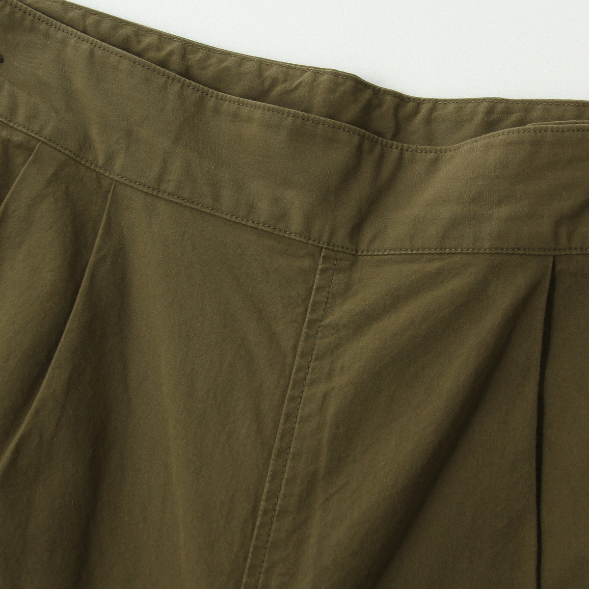 DENSE COTTON POPLIN TROUSERS