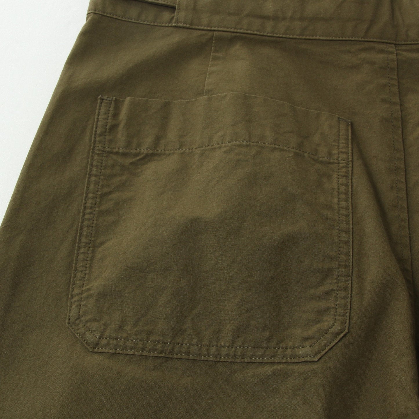 DENSE COTTON POPLIN TROUSERS