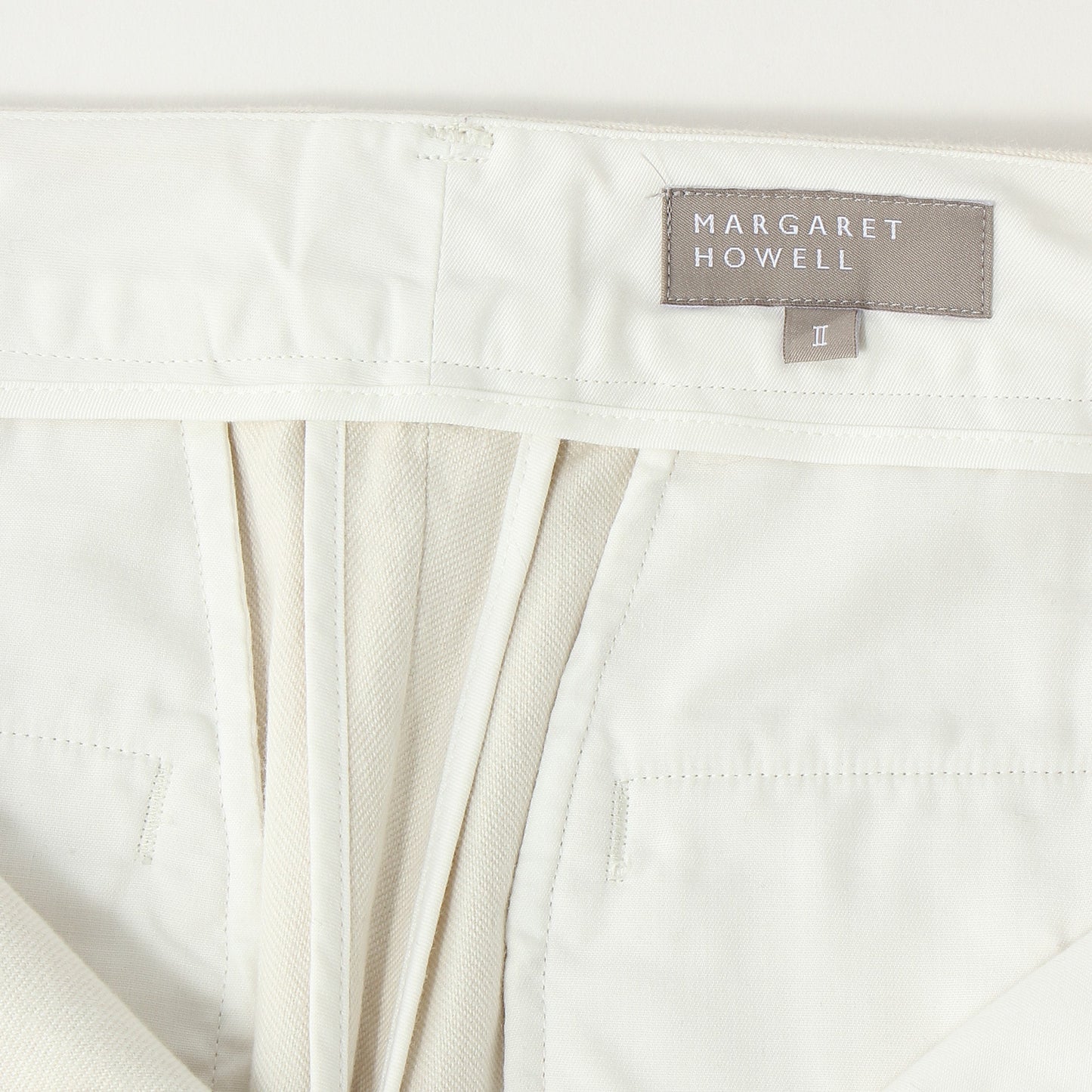 COTTON TWILL TROUSERS