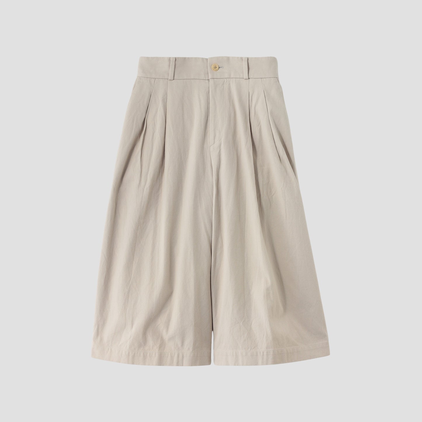 YARN DYE HEAVY COTTON TWILL TROUSERS