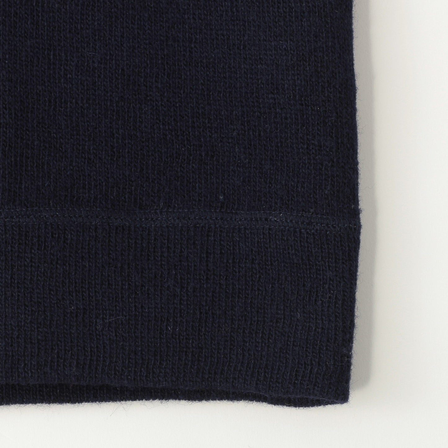 WOOL COTTON RIB TOP JERSEY