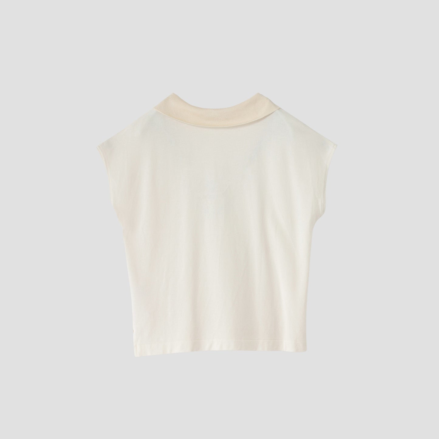 SILK COLLAR POLO JERSEY