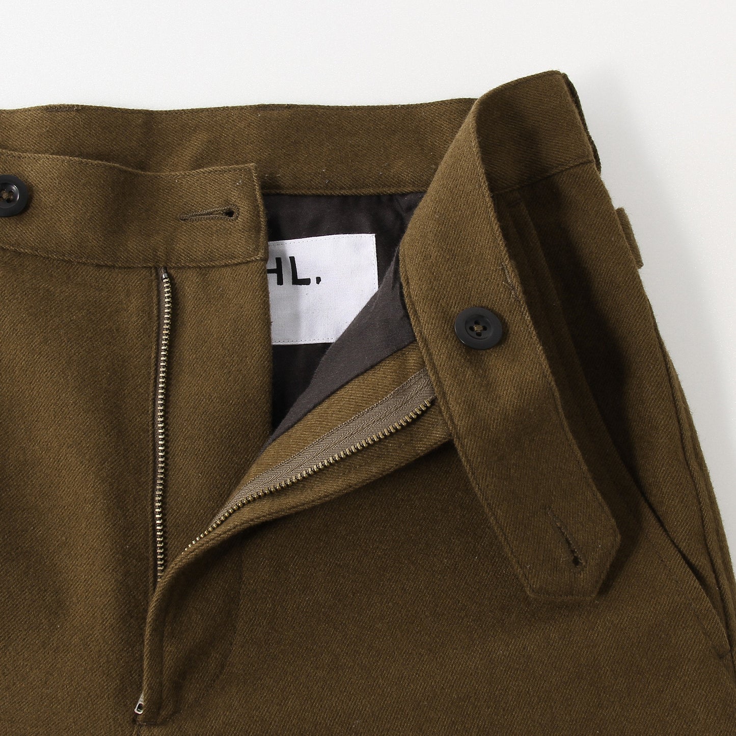 WOOL COTTON DRILL TROUSERS
