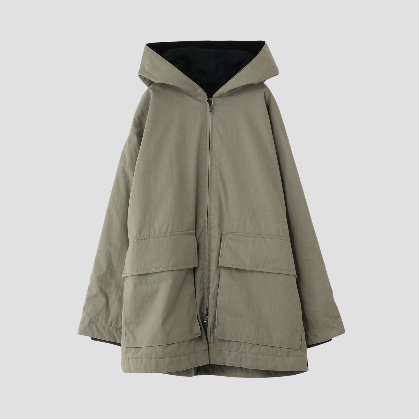 MILITARY COTTON NYLON CANVAS COAT