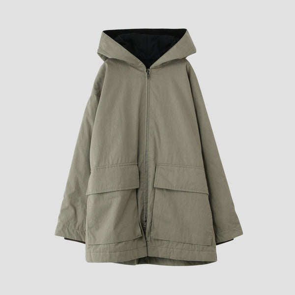 MILITARY COTTON NYLON CANVAS COAT