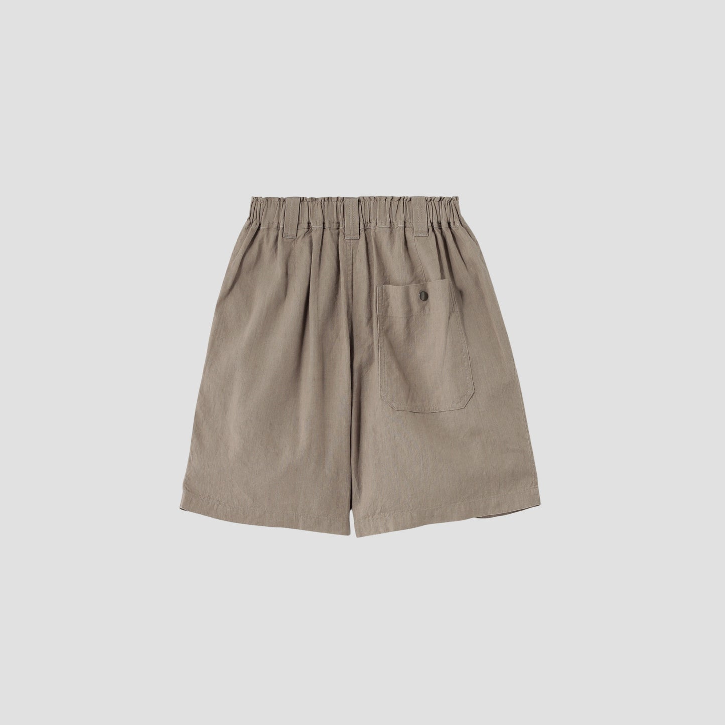 FADED LINEN COTTON PLAINWEAVE TROUSERS
