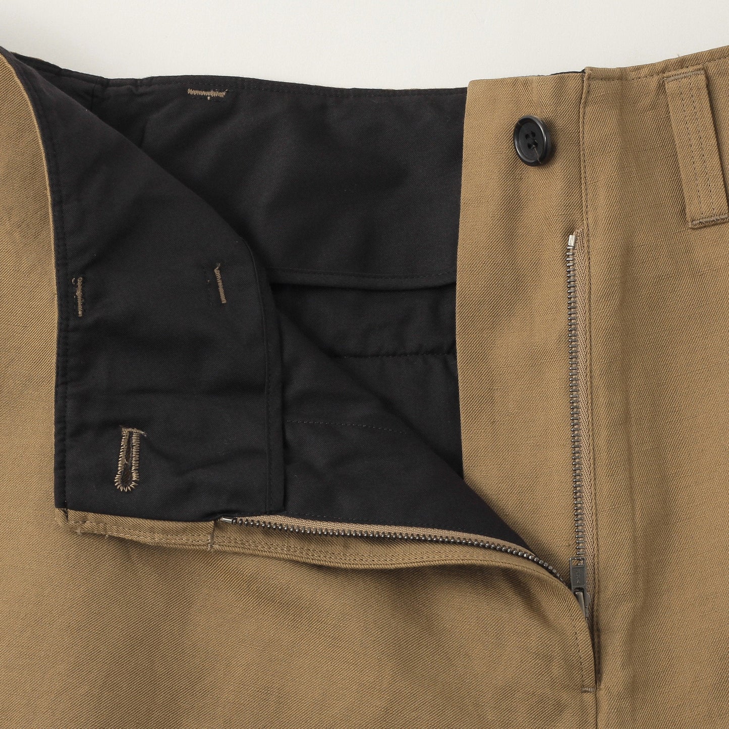 COTTON LINEN TWILL SKIRT