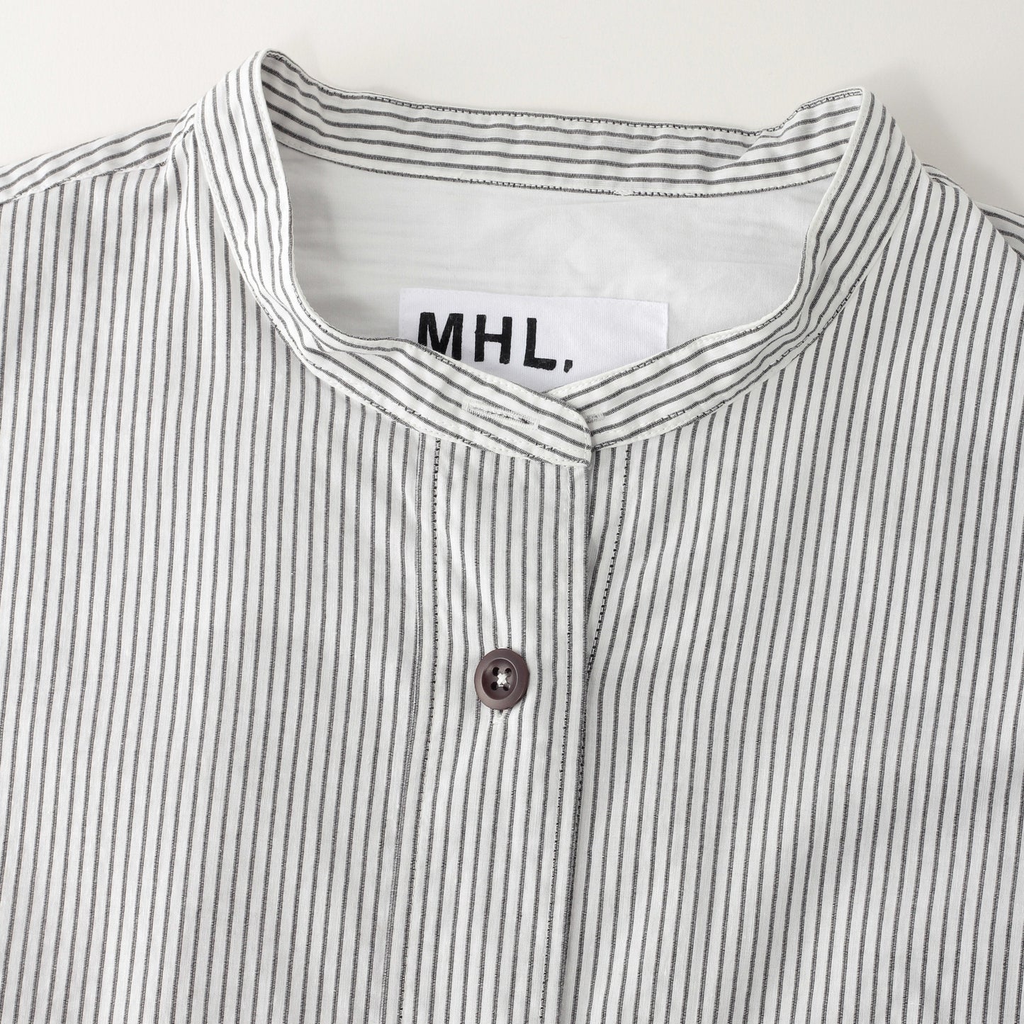 COTTON LINEN STRIPE SHIRT