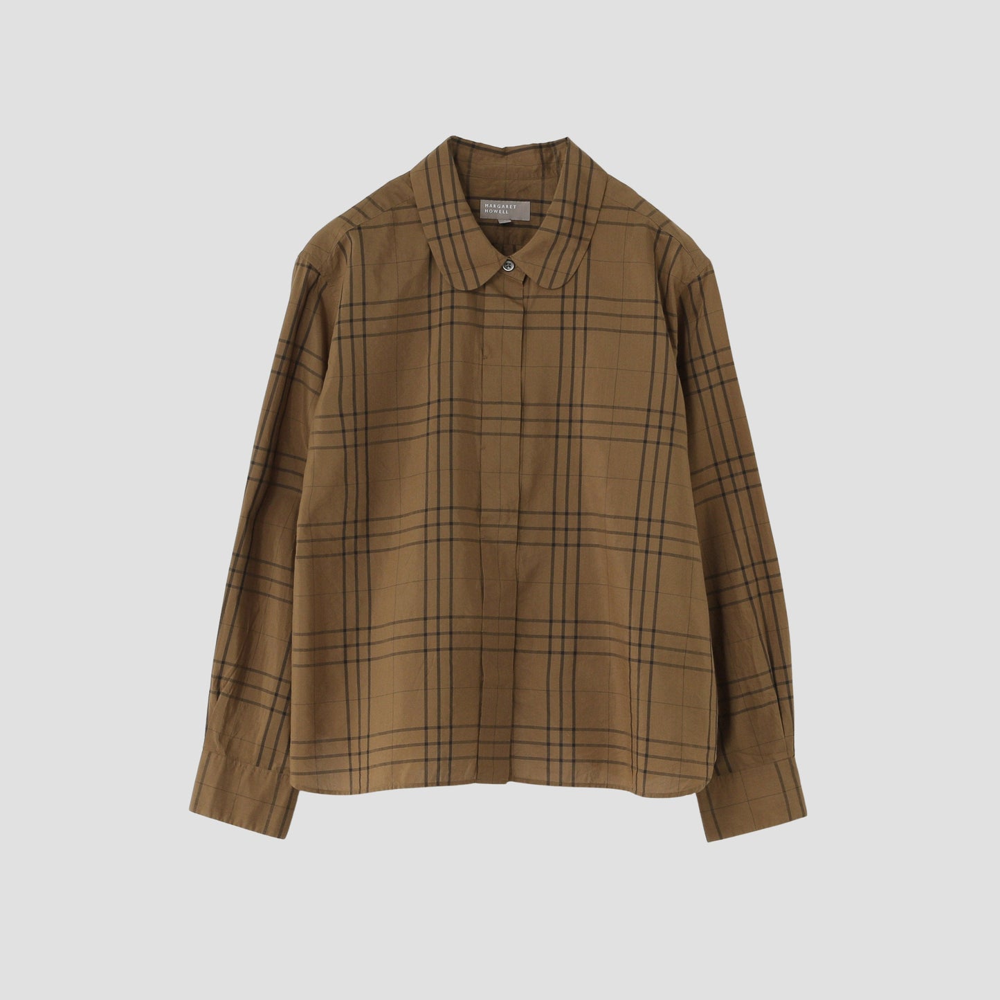 COTTON SILK CHECK SHIRT
