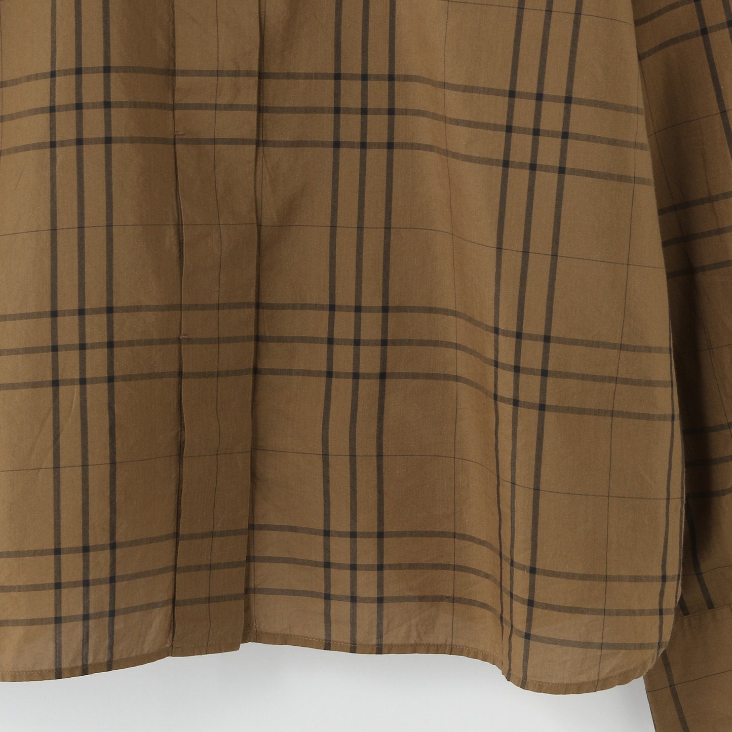 COTTON SILK CHECK SHIRT
