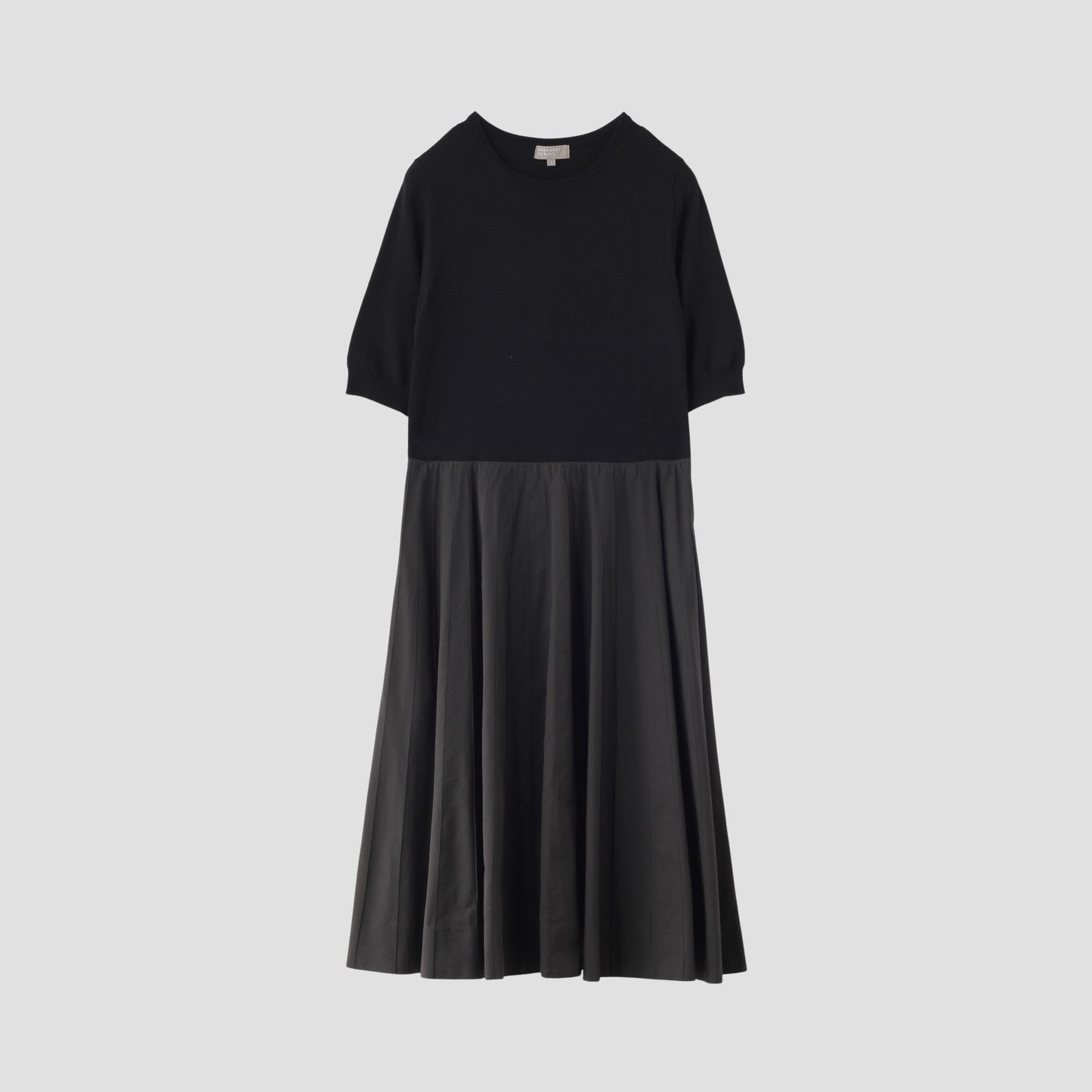 COTTON SILK POPLIN DRESS