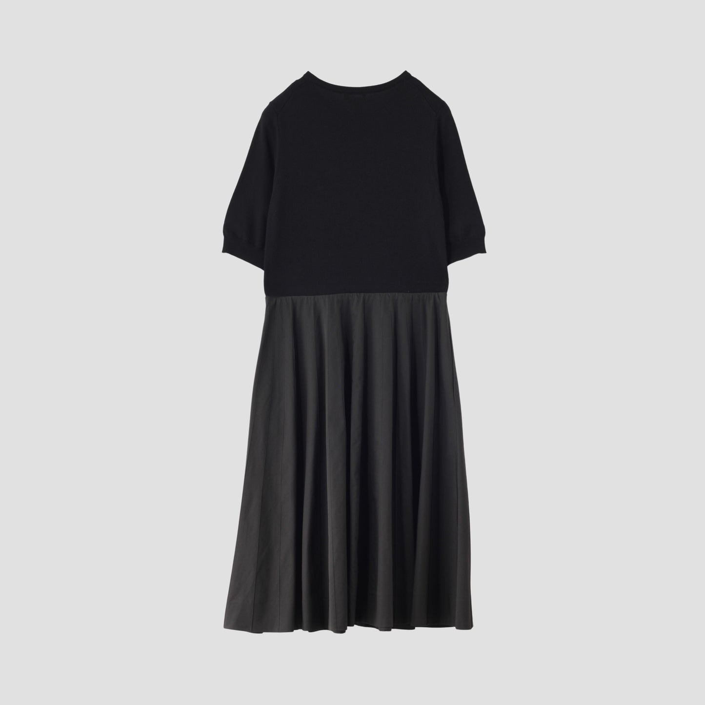 COTTON SILK POPLIN DRESS
