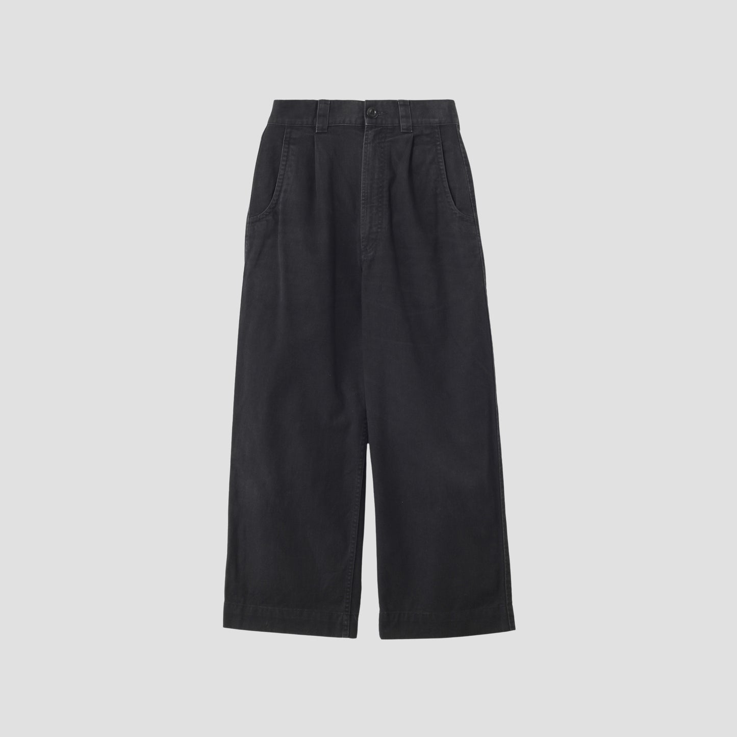 JAPANESE COTTON LINEN DRILL TROUSERS