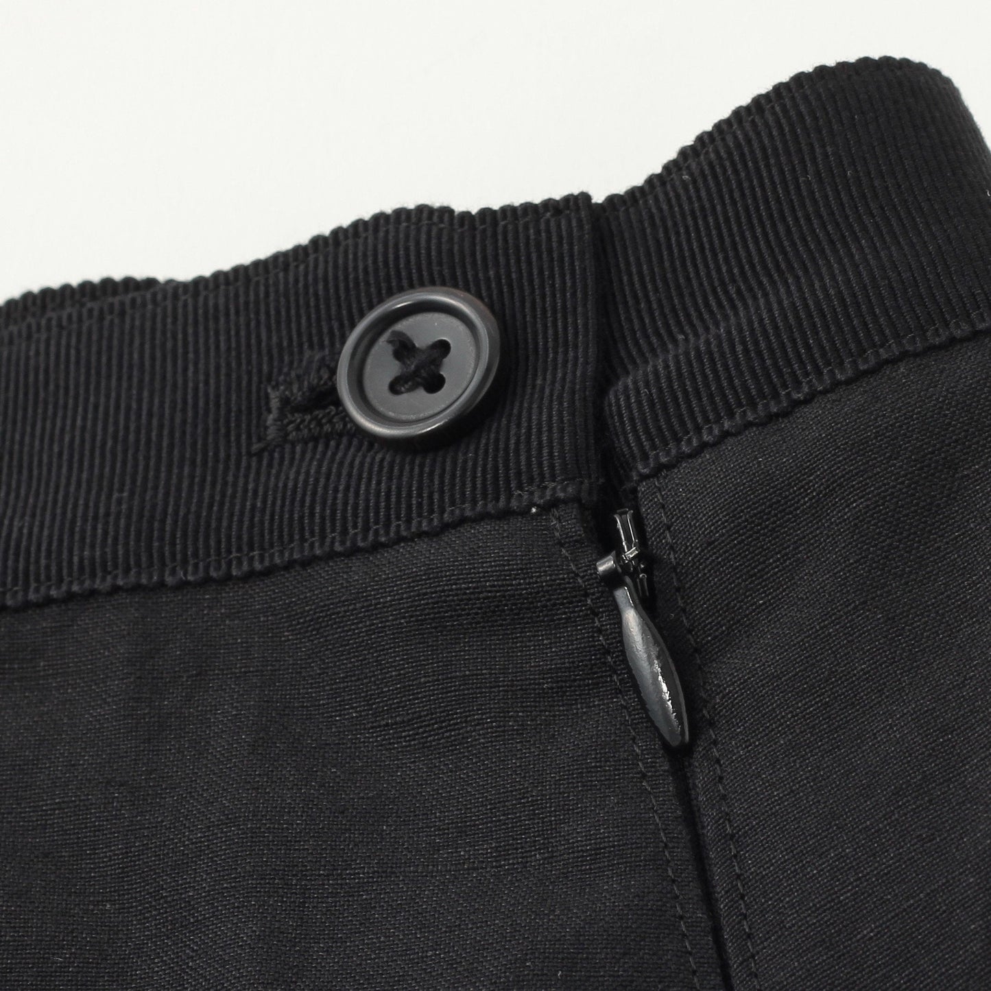 WOOL LINEN POPLIN SKIRT