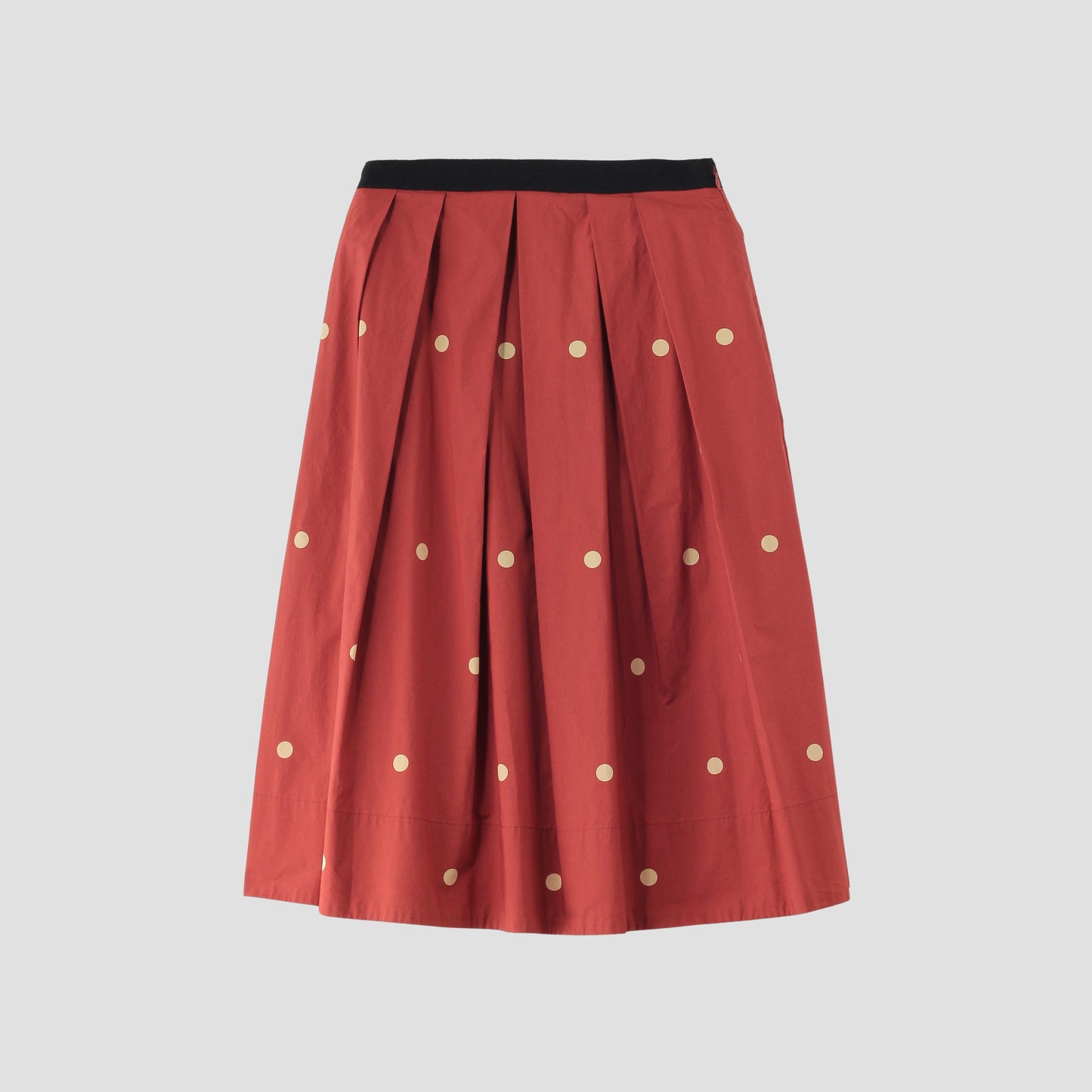 BIG SPOT COTTON SKIRT
