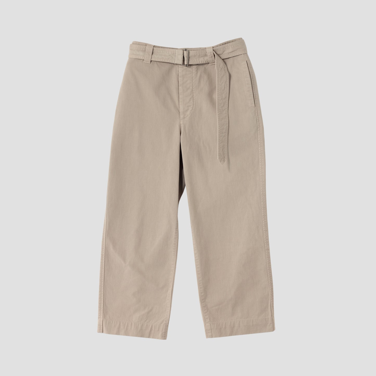BRUSHED COTTON TWILL TROUSERS