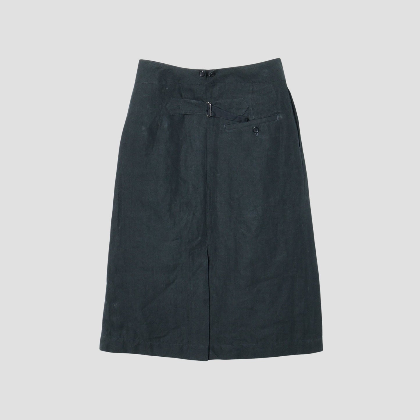 MATT LINEN POPLIN SKIRT