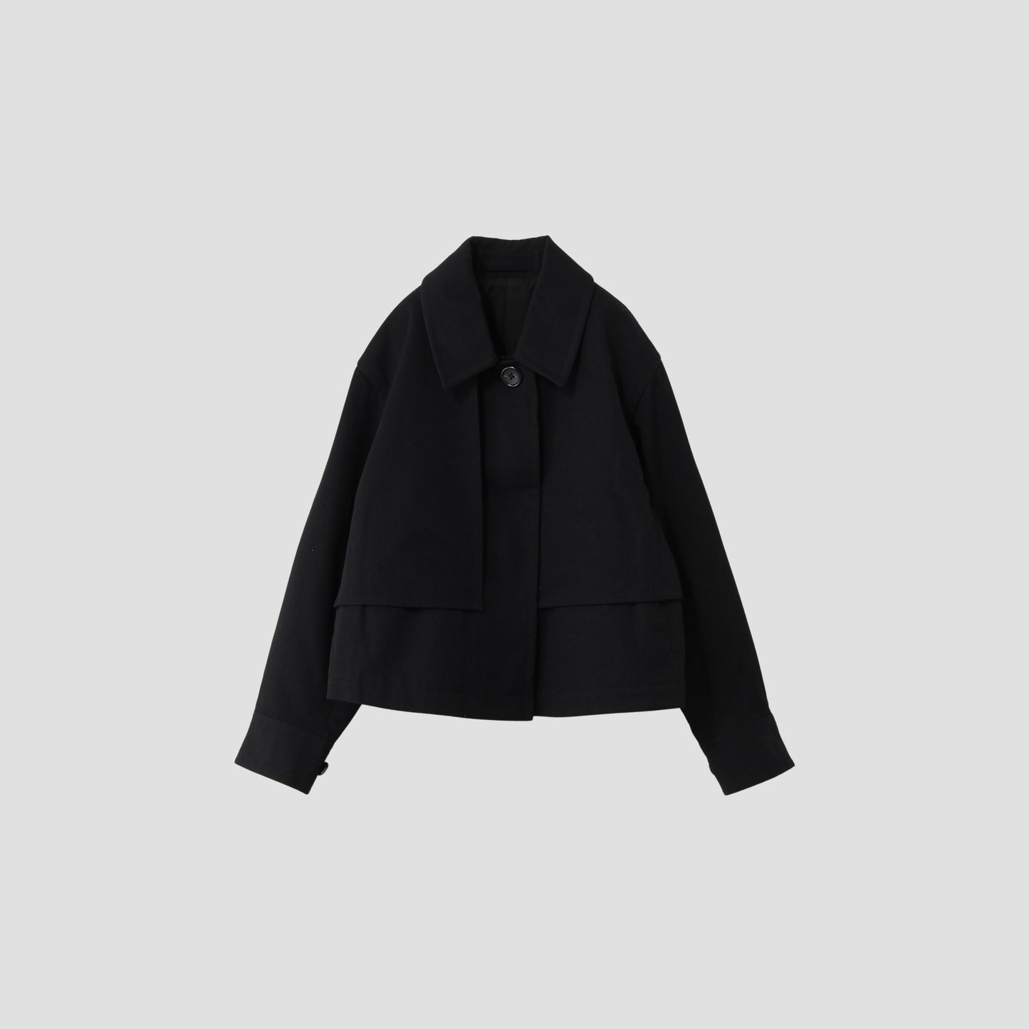 WOOL COTTON TWILL BLOUSON