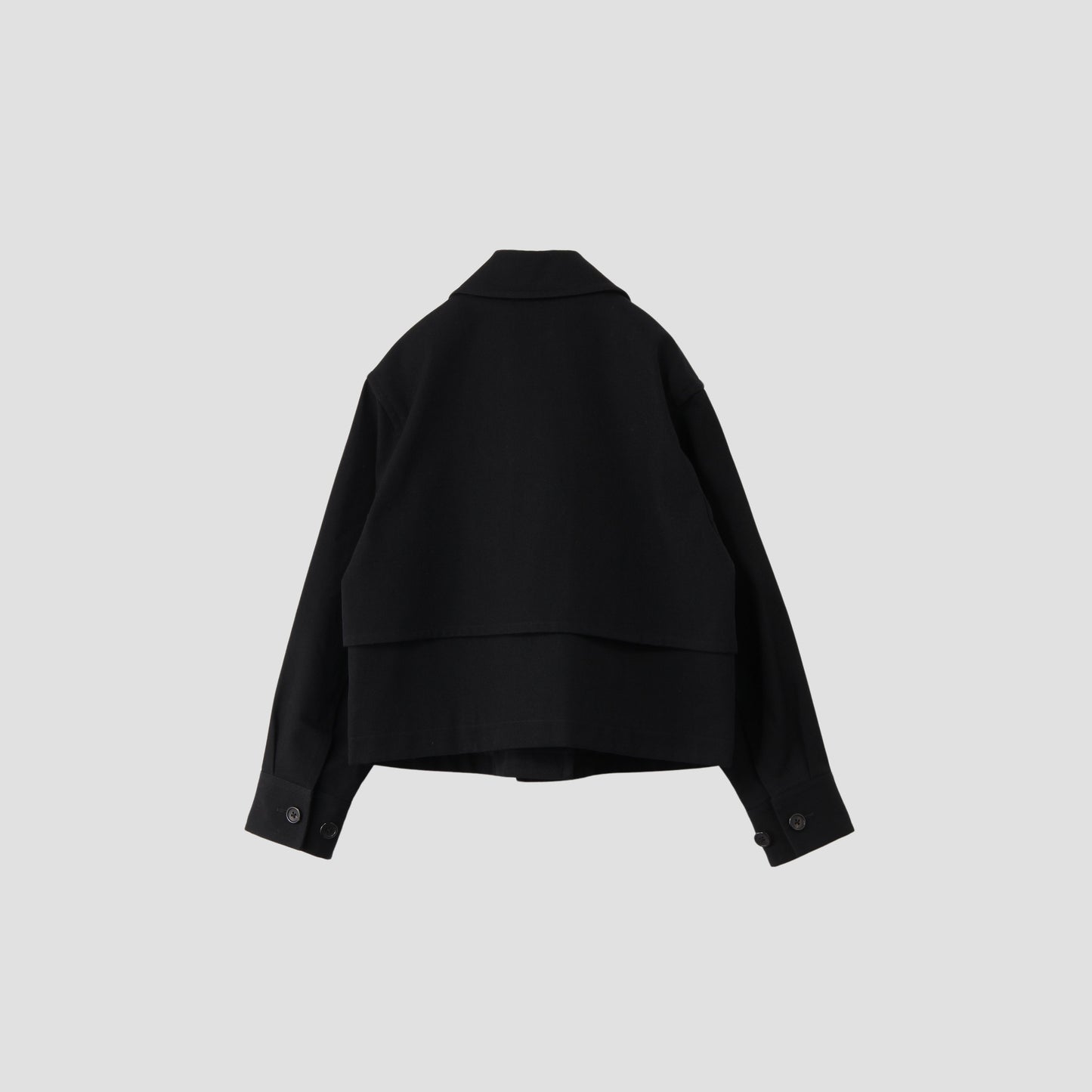 WOOL COTTON TWILL BLOUSON