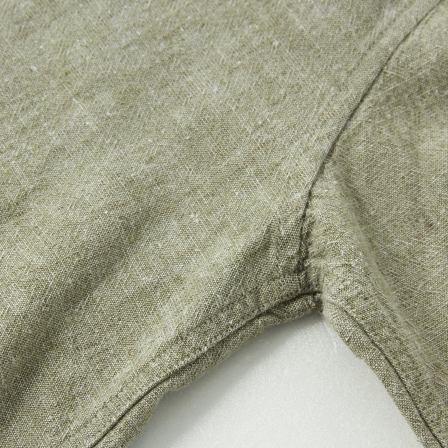 COTTON LINEN CHAMBRAY SHIRT