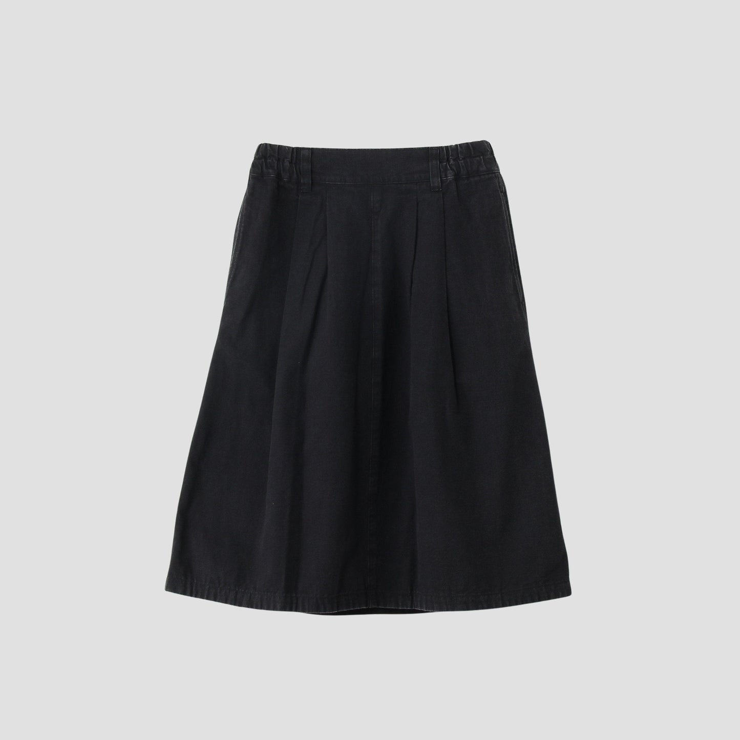 FADED COTTON TWILL SKIRT