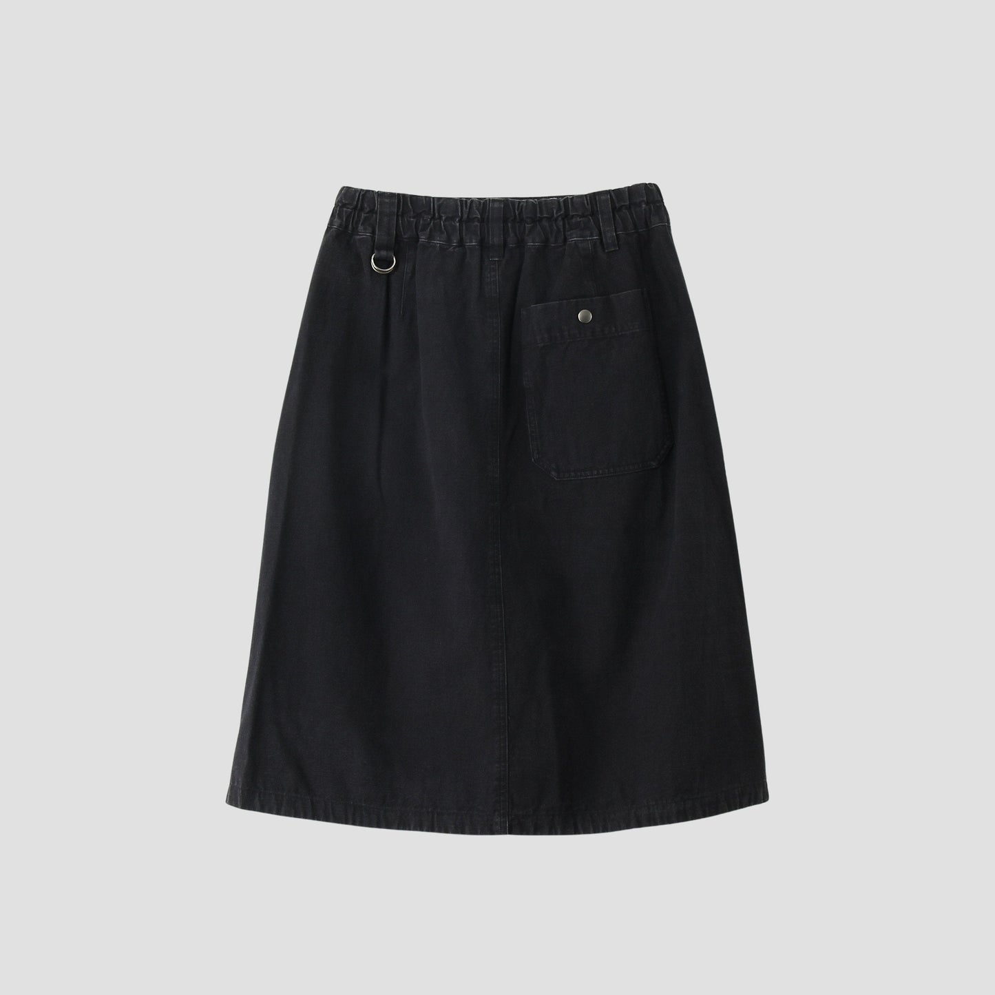 FADED COTTON TWILL SKIRT