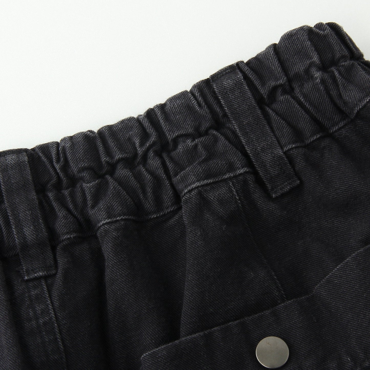 FADED COTTON TWILL SKIRT