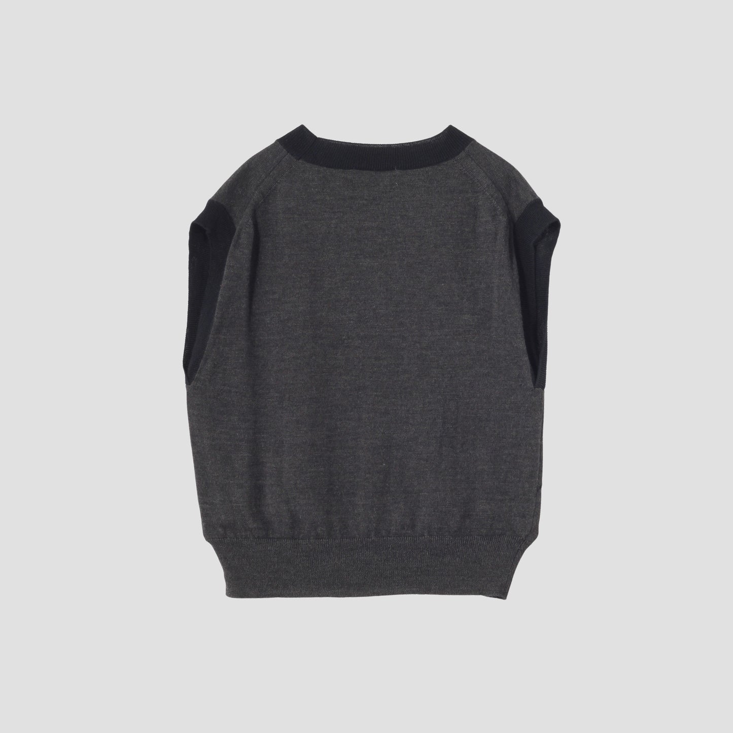 WOOL LINEN ARGYLE KNIT