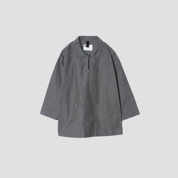 MELANGE COTTON CHAMBRAY SHIRT