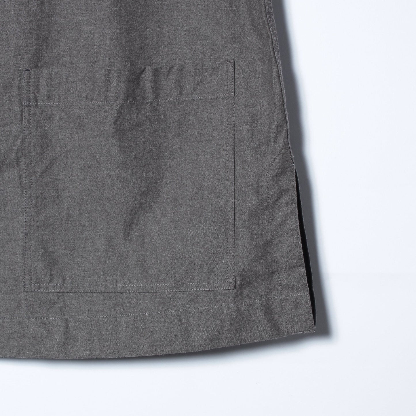MELANGE COTTON CHAMBRAY SHIRT