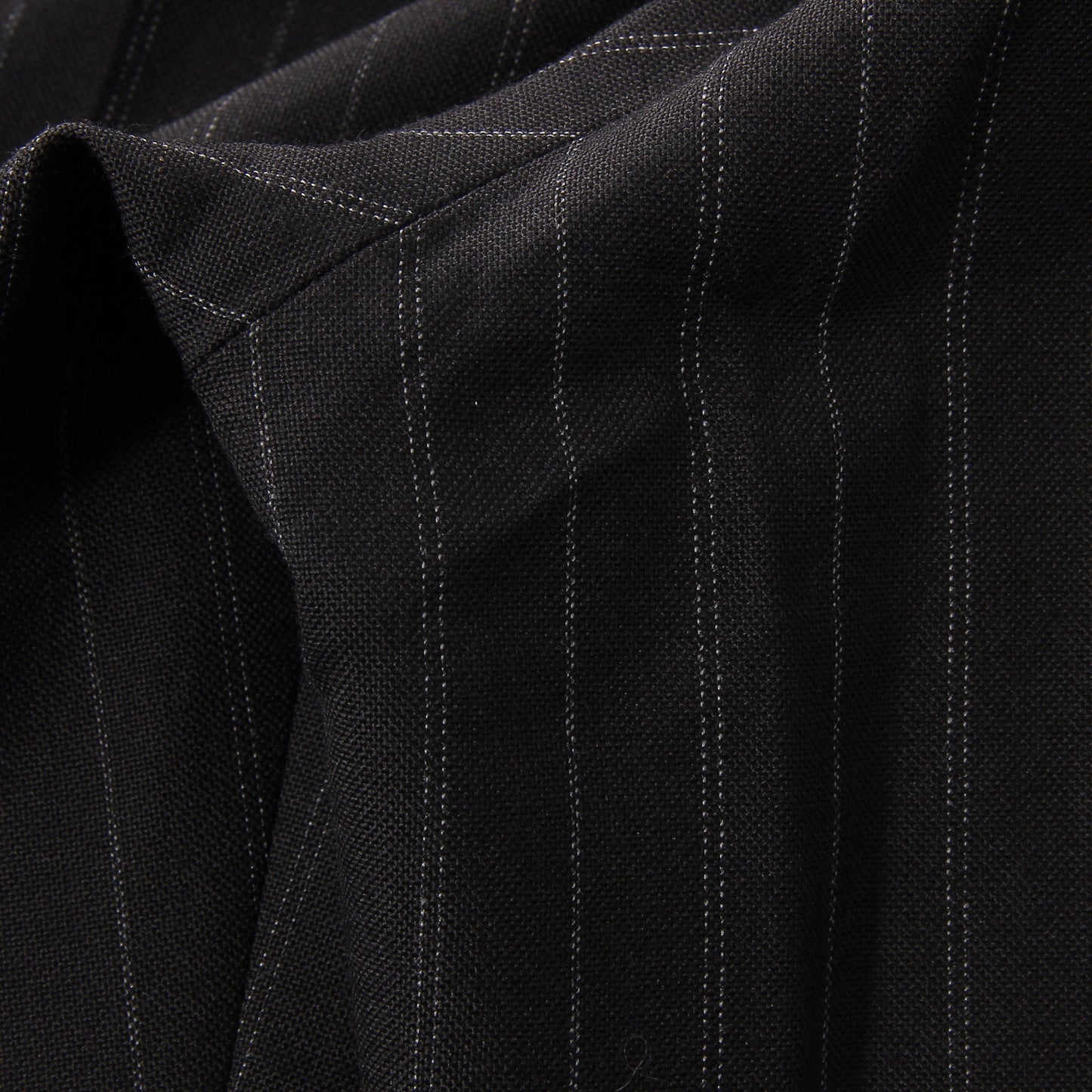 STRIPE WOOL PLAINWEAVE TROUSERS