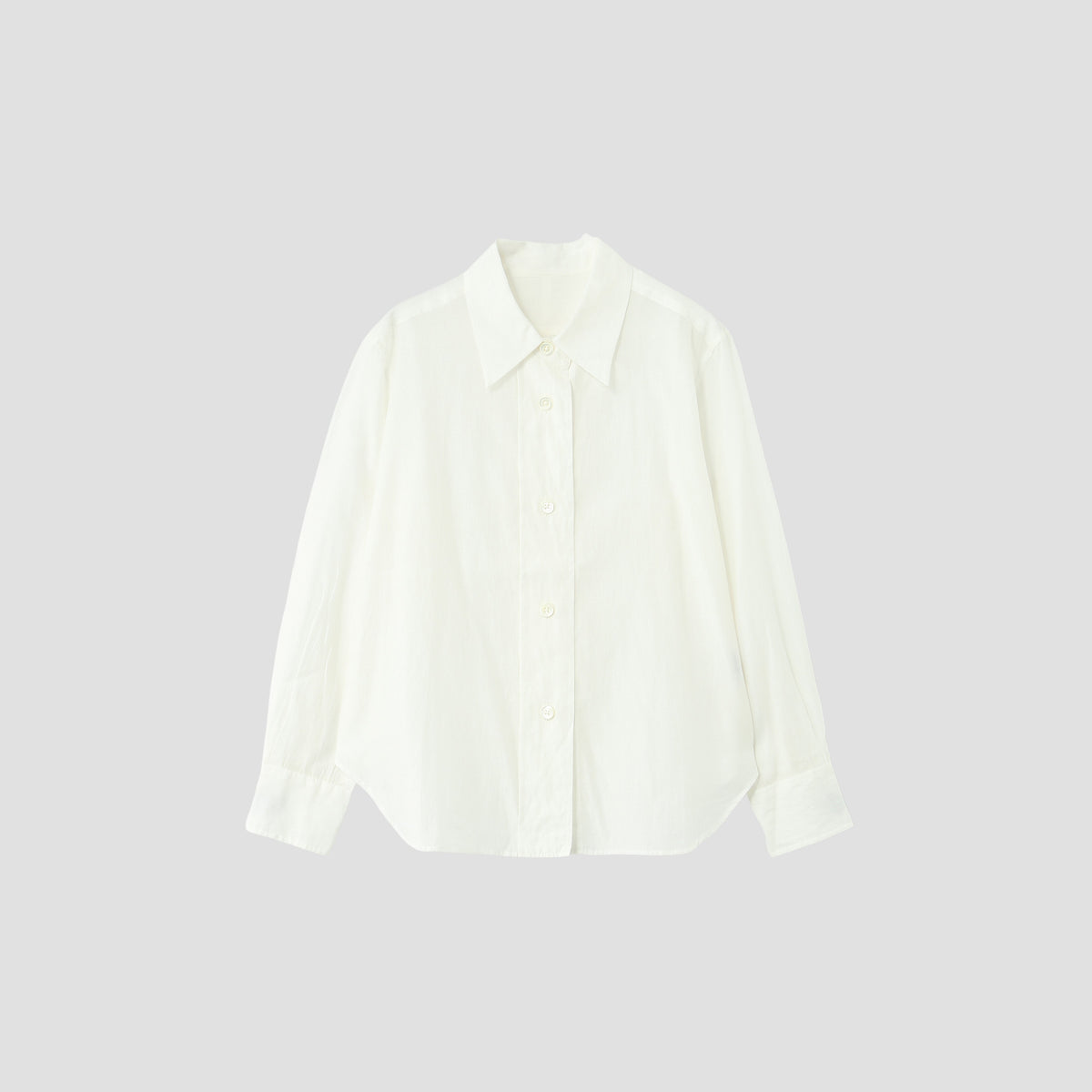 SHEER COTTON SILK SHIRT