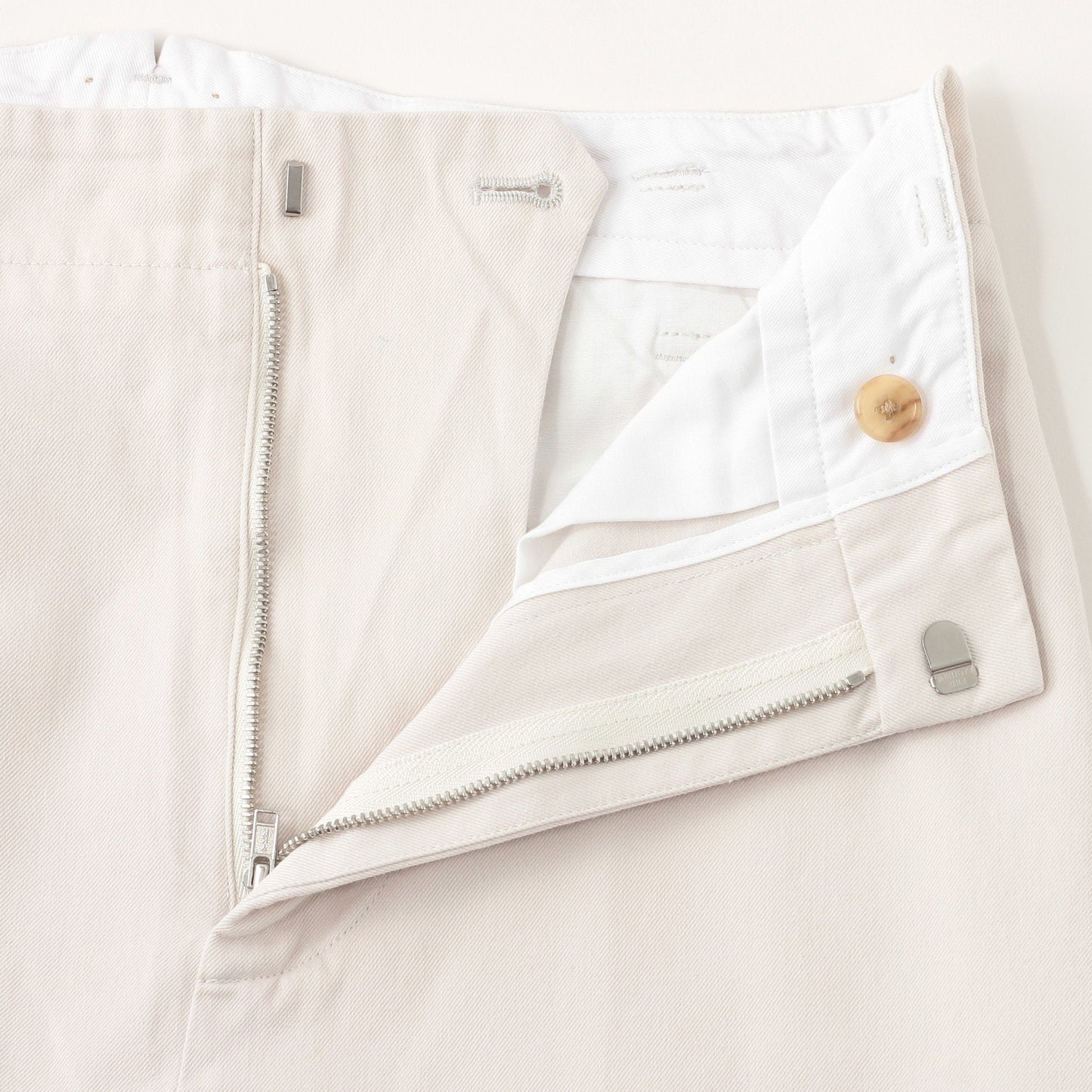 DENSE COTTON TWILL TROUSERS