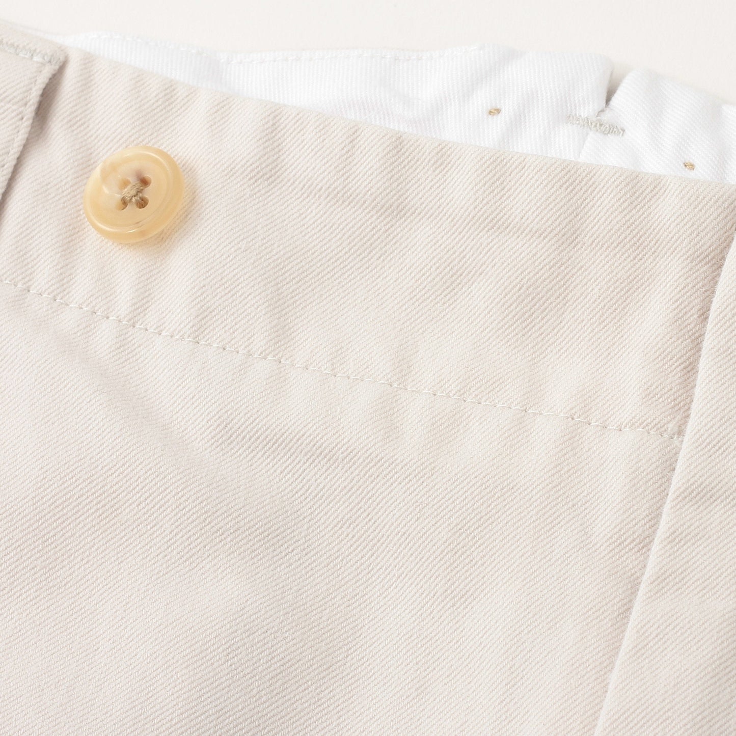 DENSE COTTON TWILL TROUSERS