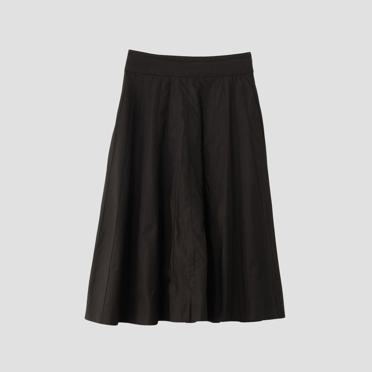 SUPERFINE POPLIN SKIRT