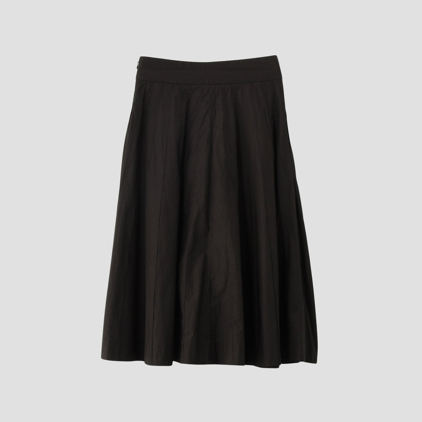 SUPERFINE POPLIN SKIRT
