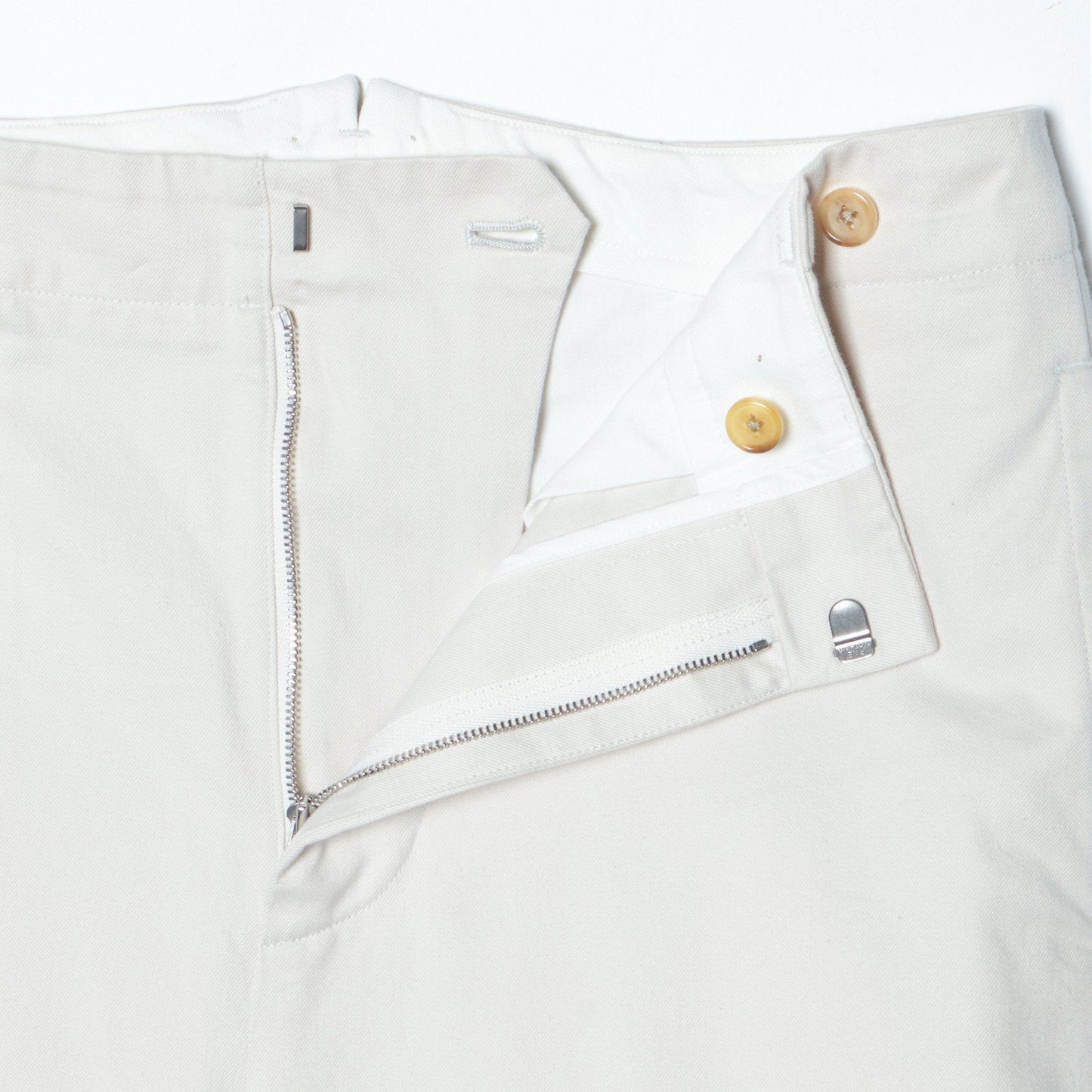 DENSE COTTON TWILL TROUSERS
