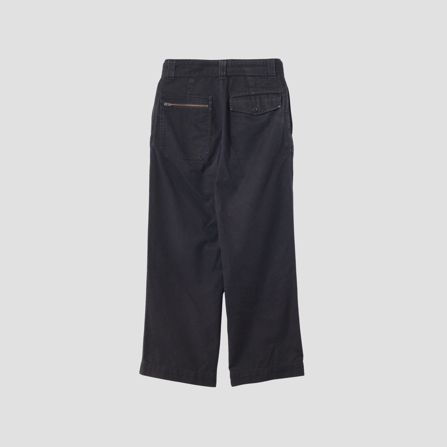 JAPANESE COTTON LINEN DRILL TROUSERS