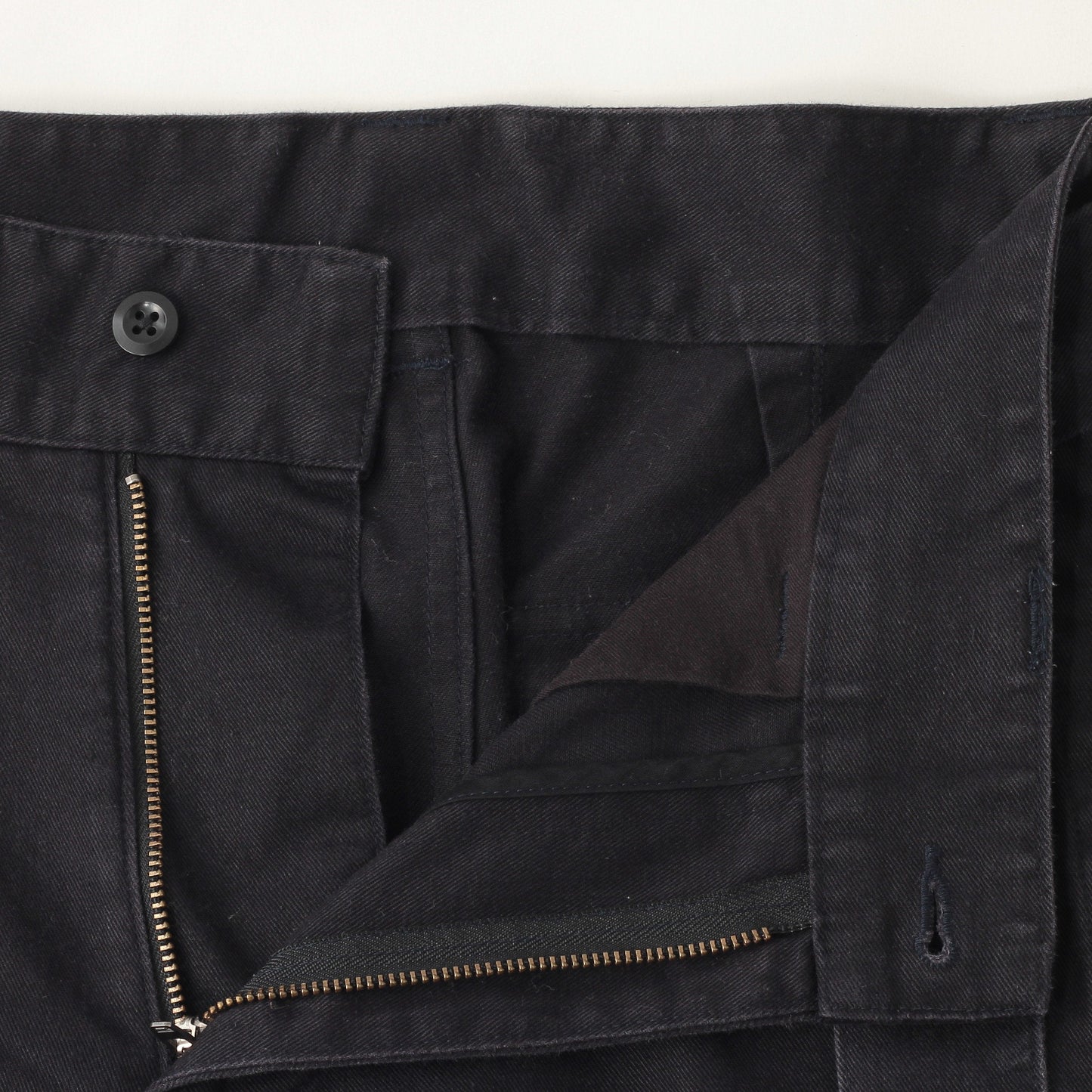 JAPANESE COTTON LINEN DRILL TROUSERS