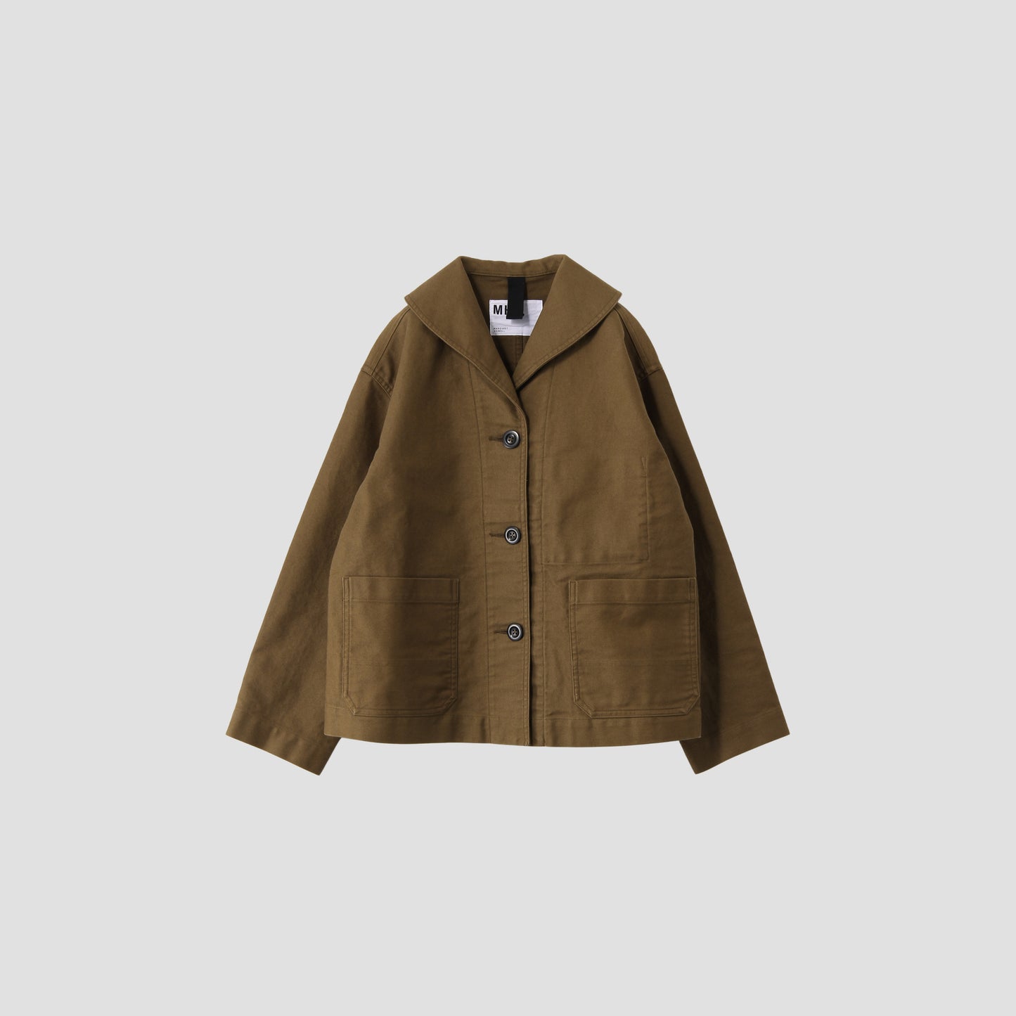 DRY COTTON MOLESKIN BLOUSON