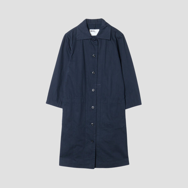 YARN DYE COTTON TWILL DRESS
