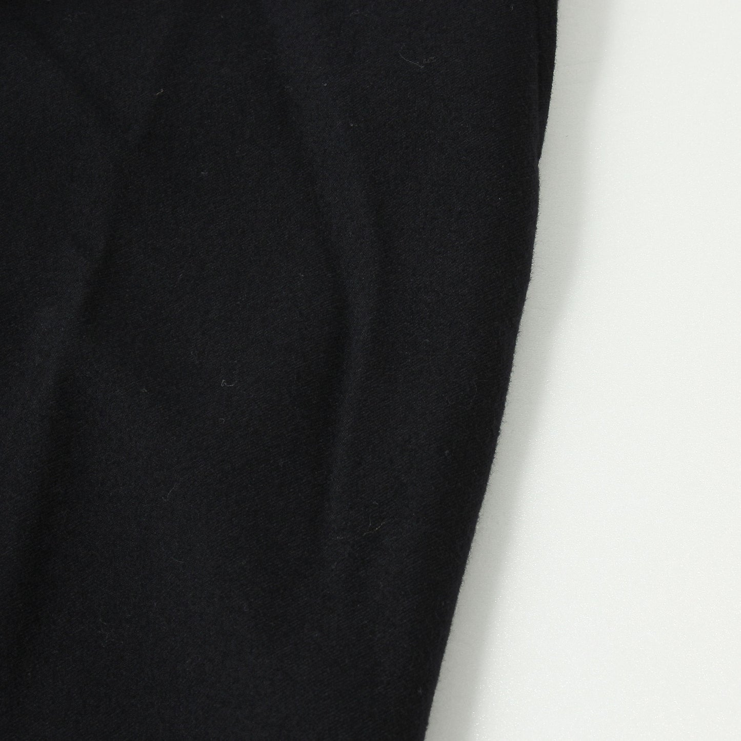 WASHED WOOL TWILL TROUSERS