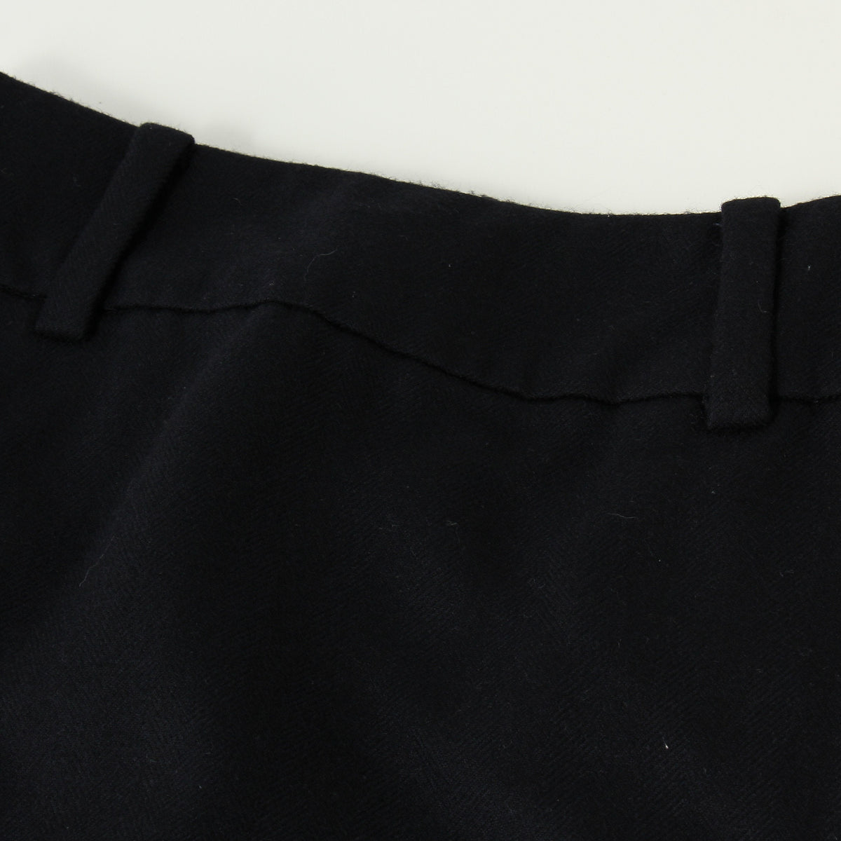 SOFT HERRINGBONE WOOL SKIRT