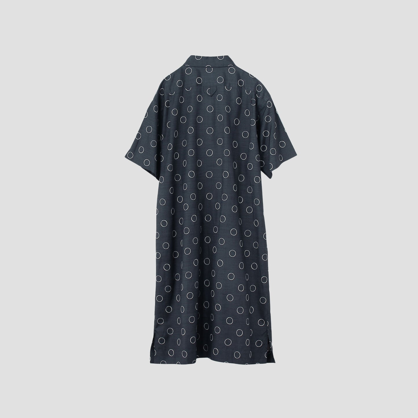 OUTLINE SPOT SILK DRESS