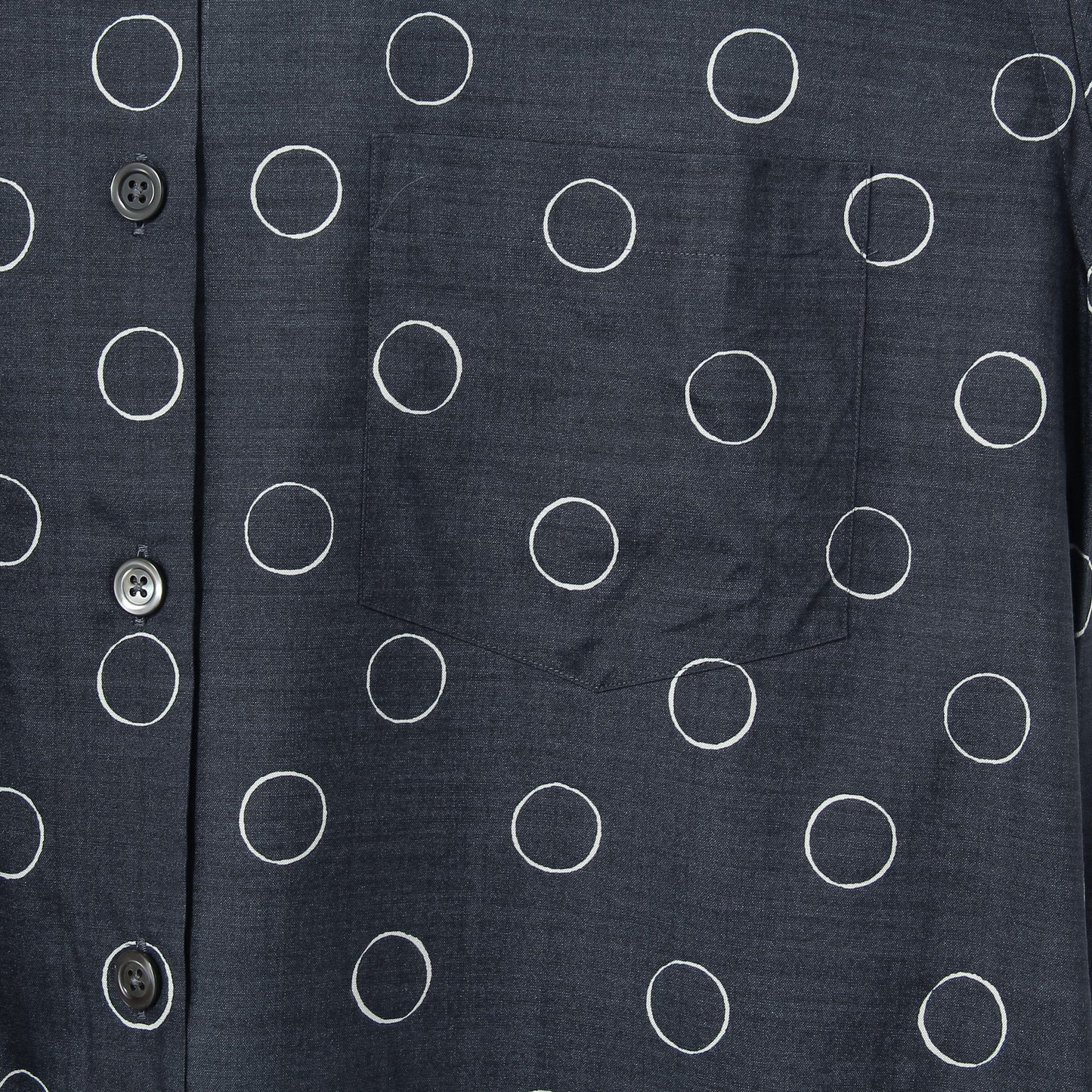 OUTLINE SPOT SILK DRESS