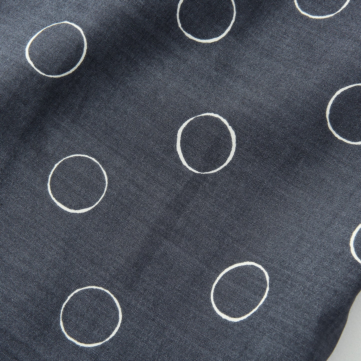OUTLINE SPOT SILK DRESS