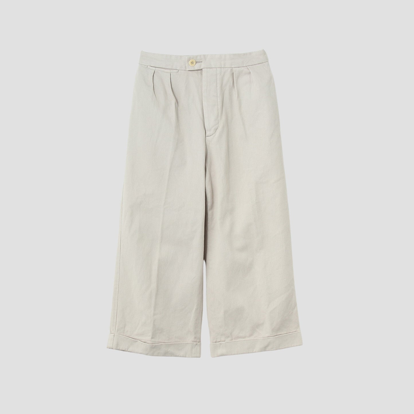 RAISED COTTON DRILL TROUSERS
