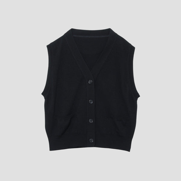 V NECK WAISTCOAT KNIT